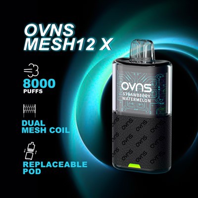 MESH12 X PREfilled VAPE POD SYSTEM 8000 PUFF قابل تعویض
